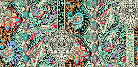 几何印花华亿平台图片