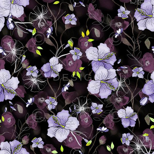 绿植树叶印花华亿平台图片