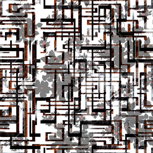 绿植树叶印花华亿平台图片