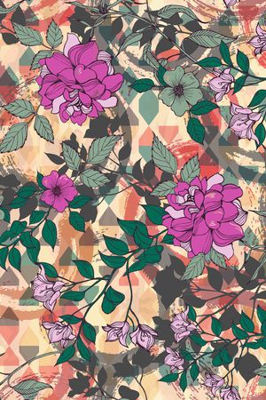 绿植树叶印花华亿平台图片