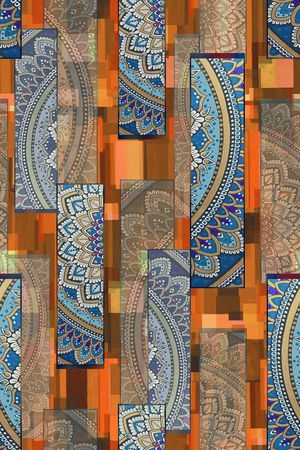 中国风印花华亿平台图片