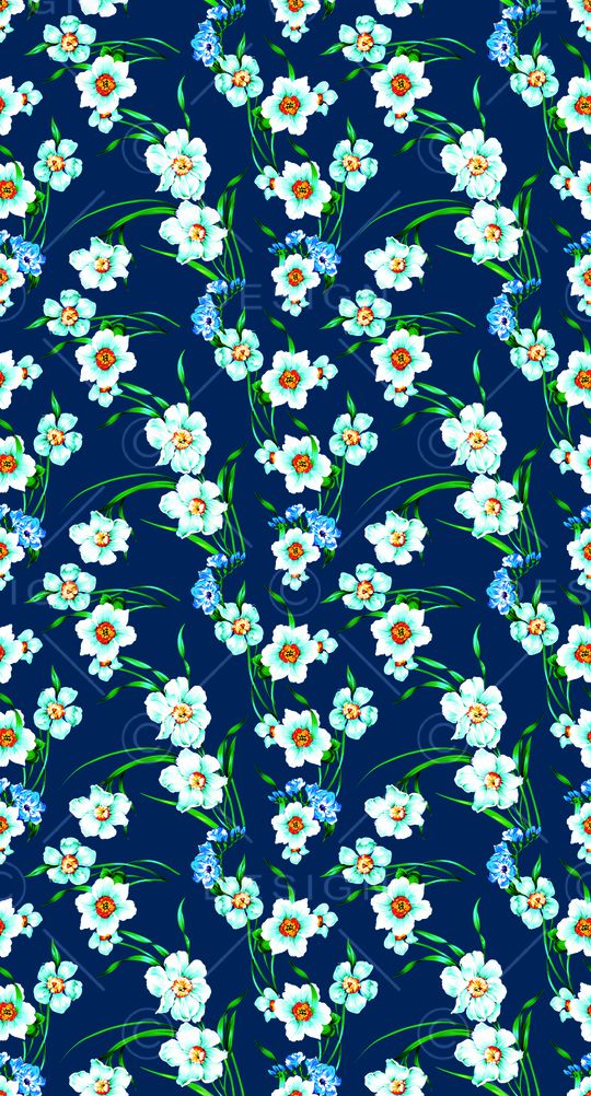 民族花卉印花华亿平台图片