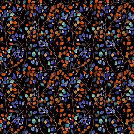 绿植树叶印花华亿平台图片