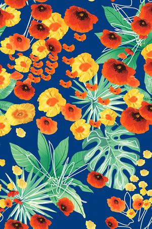 红花印花华亿平台图片