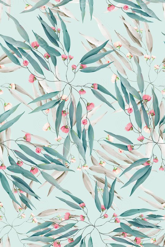 绿植树叶印花华亿平台图片