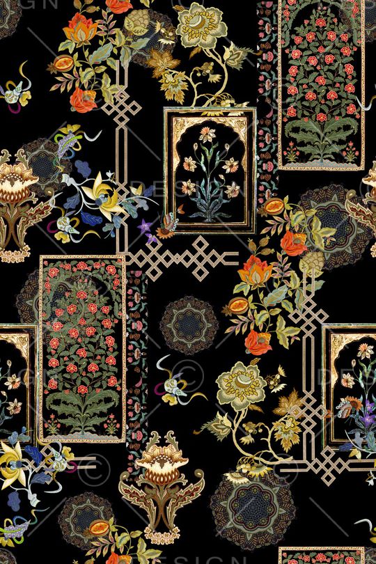 民族风印花华亿平台图片