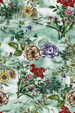 时尚印花华亿平台图片