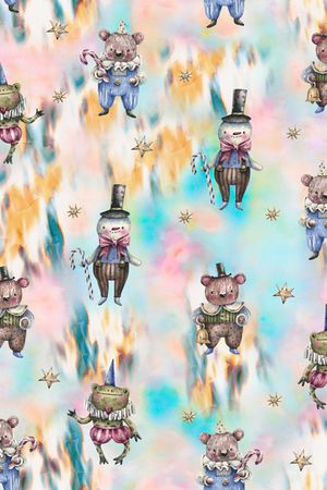 动物花卉印花华亿平台图片