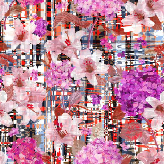 绿植树叶印花华亿平台图片