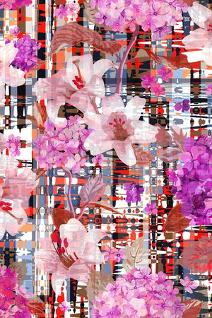 绿植树叶印花华亿平台图片