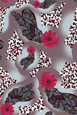 旗袍印花华亿平台图片