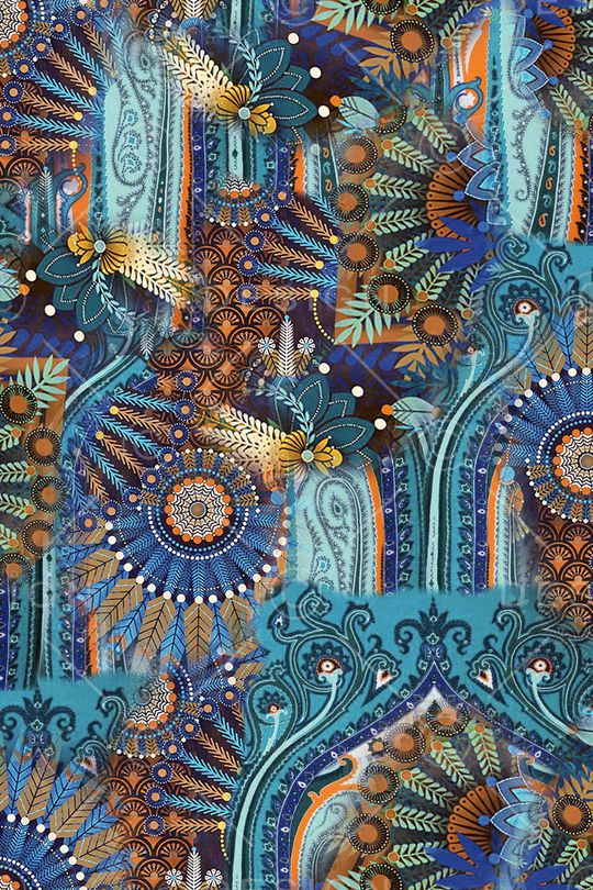 民族风印花华亿平台图片