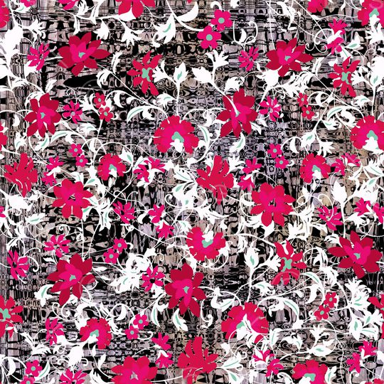 绿植树叶印花华亿平台图片