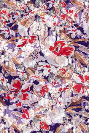 绿植树叶印花华亿平台图片