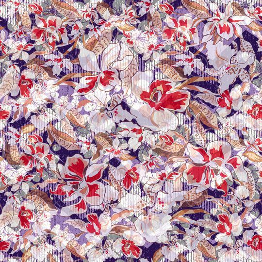 绿植树叶印花华亿平台图片