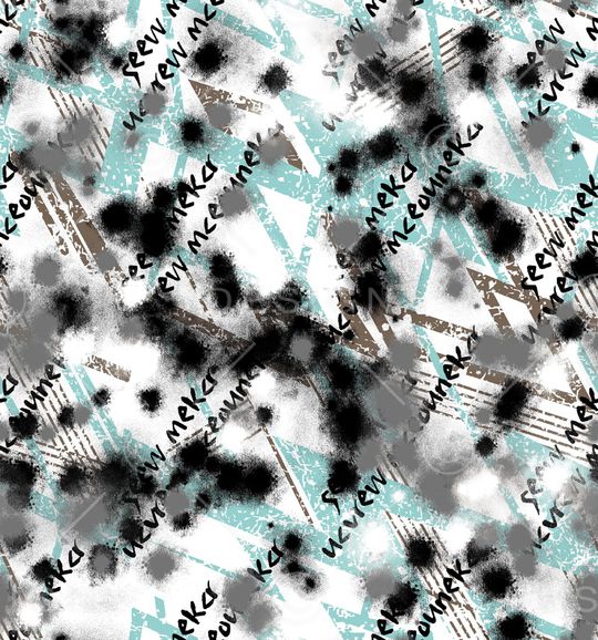 几何印花华亿平台图片