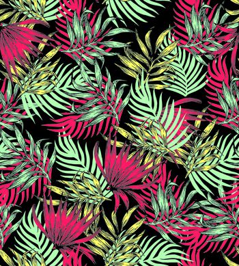 绿植树叶印花华亿平台图片