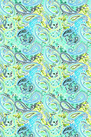 佩斯利印花华亿平台图片