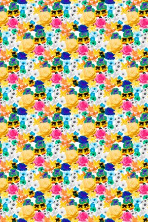 格子印花华亿平台图片