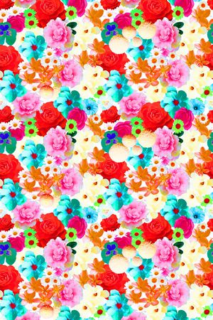 玫瑰花印花华亿平台图片