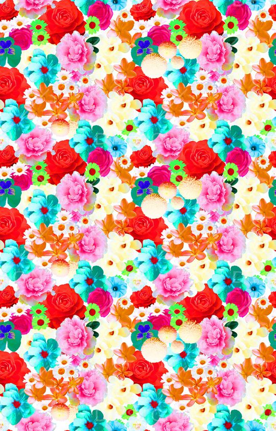 玫瑰花印花华亿平台图片