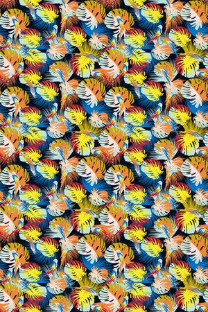 花鸟印花华亿平台图片