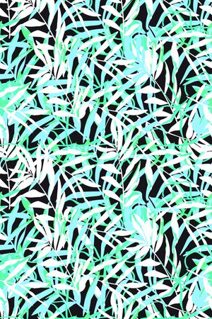 绿植树叶印花华亿平台图片