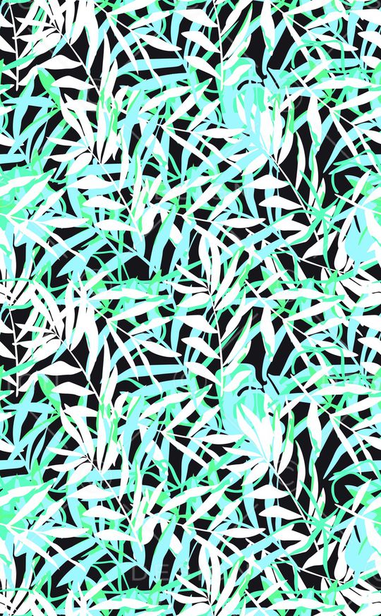 绿植树叶印花华亿平台图片