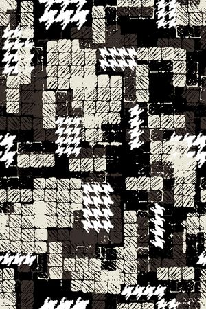 格子印花华亿平台图片