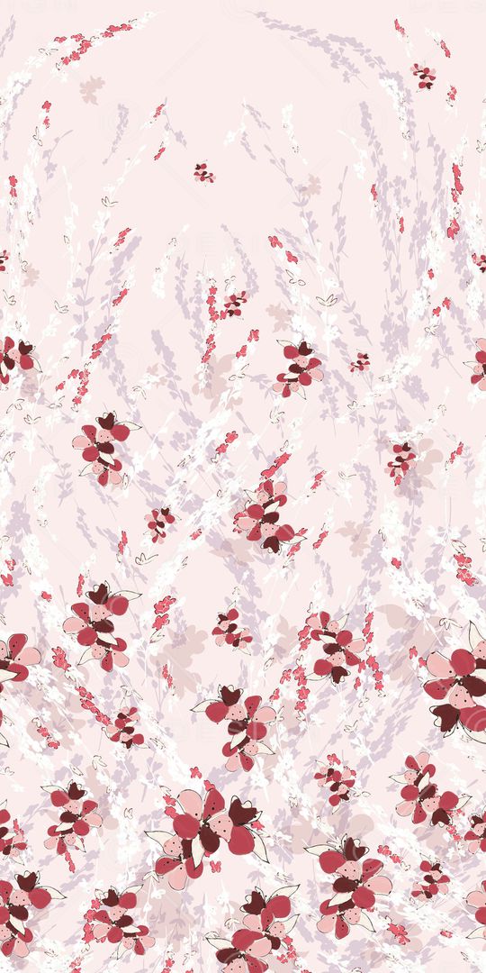 连衣裙印花华亿平台图片