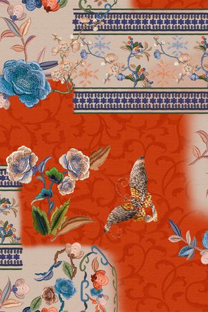 香云纱印花华亿平台图片