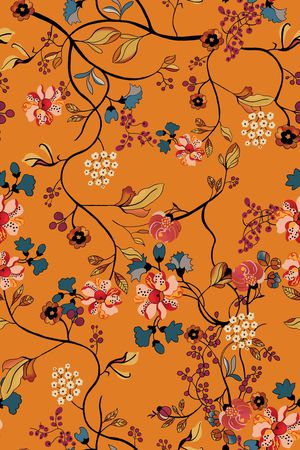 树枝印花华亿平台图片