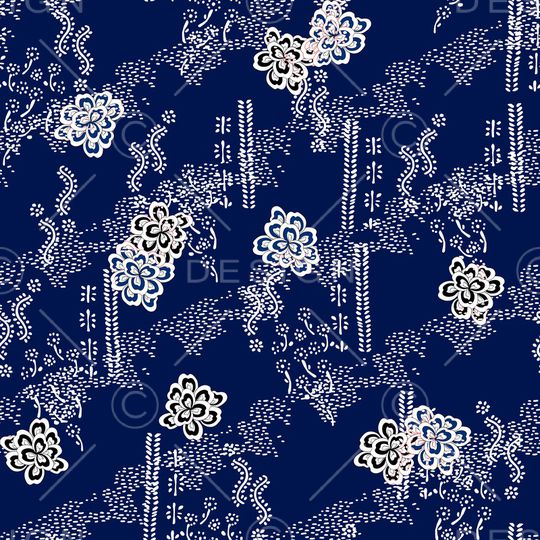 连衣裙印花华亿平台图片