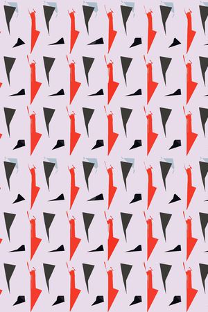 几何印花华亿平台图片