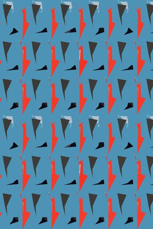 几何印花华亿平台图片