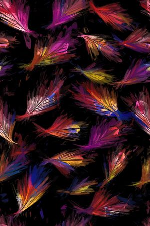 绿植树叶印花华亿平台图片