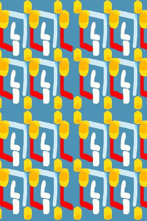 几何印花华亿平台图片