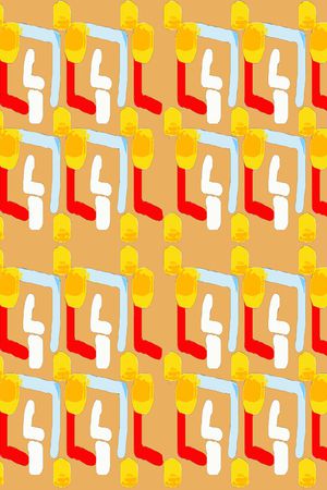 几何印花华亿平台图片