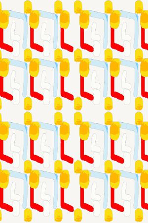 几何印花华亿平台图片