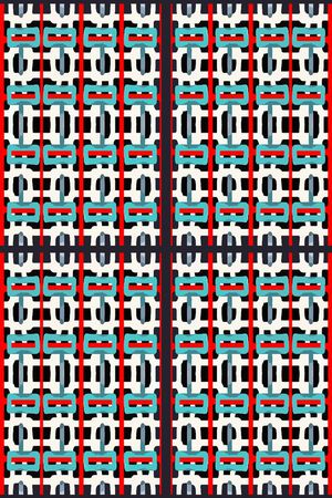 几何印花华亿平台图片