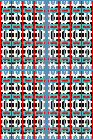 几何印花华亿平台图片