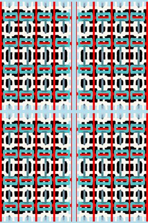 几何印花华亿平台图片