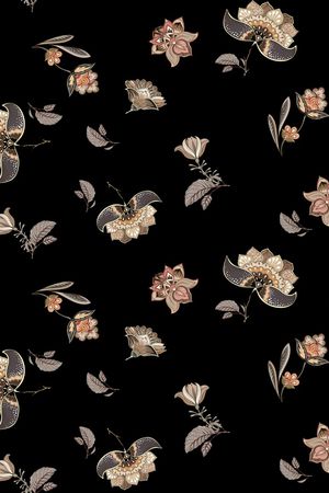 复古印花华亿平台图片