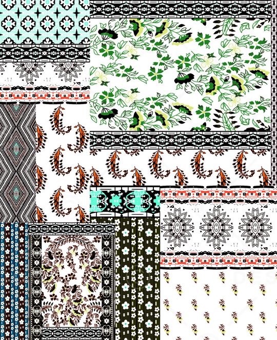 几何印花华亿平台图片