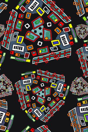 几何印花华亿平台图片