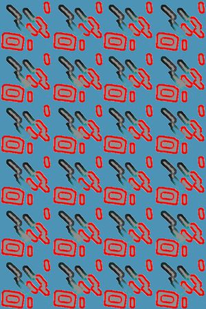 几何印花华亿平台图片