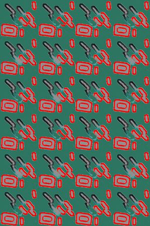 几何印花华亿平台图片