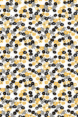 清爽底花卉印花华亿平台图片