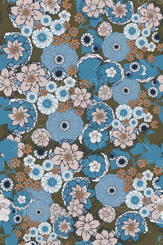 复古印花华亿平台图片