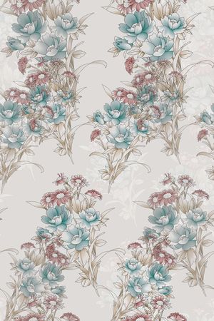 复古印花华亿平台图片